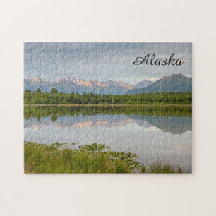 Alaska-Andenken-online - Gebirgsreflexion Puzzle
