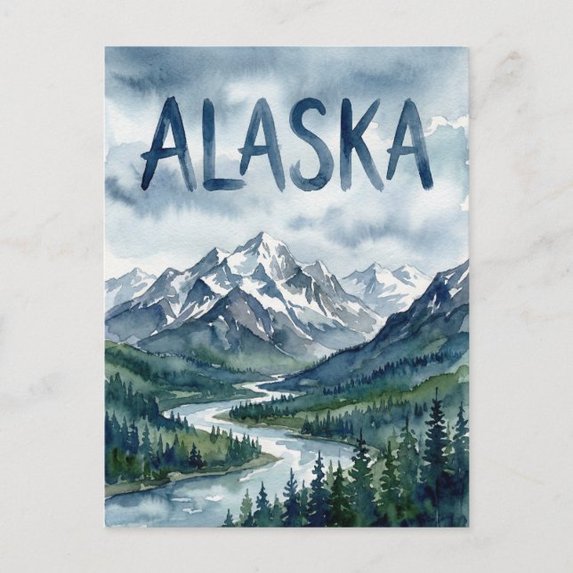 Alaska Ansichtskarte Postkarte (Vorderseite)