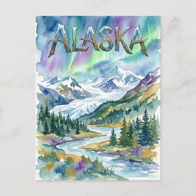 Alaska Ansichtskarte Postkarte (Vorderseite)