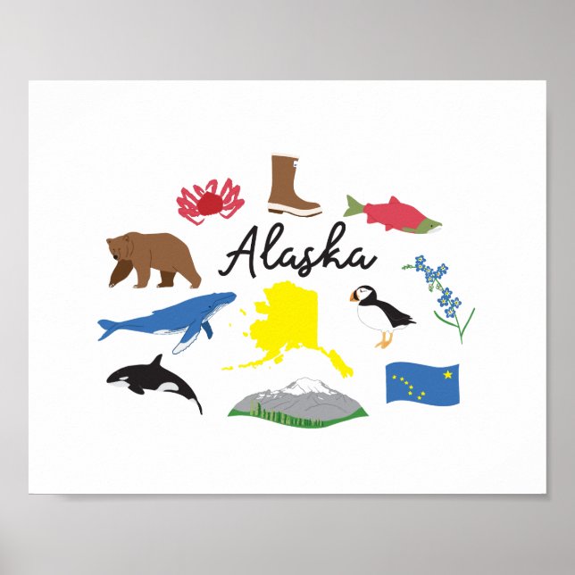 Alaska Art Print Poster (Vorne)