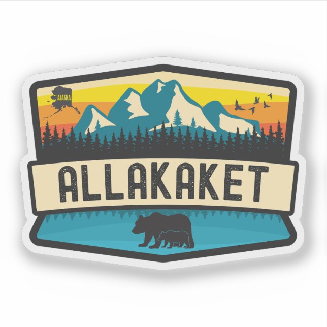 Alaska Aufkleber (Vorderseite)