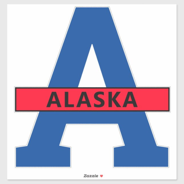 Alaska Aufkleber (Blatt)