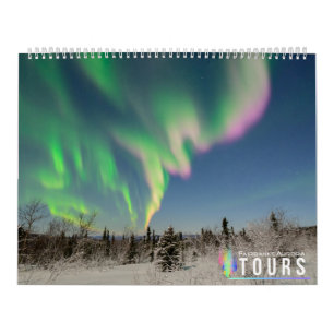 Alaska Aurora Kalender von Fairbanks Aurora Tours