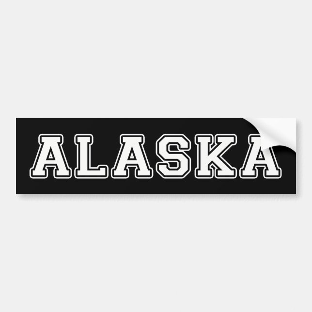 Alaska Autoaufkleber (Vorne)