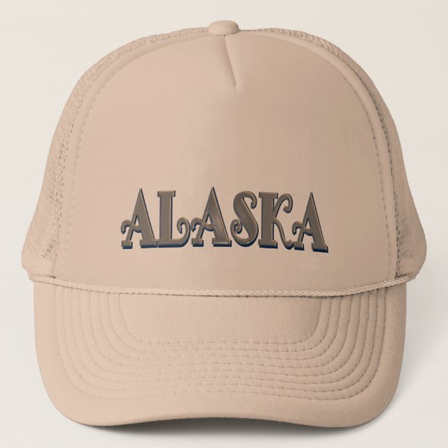 Alaska Baseball Cap Truckerkappe (Vorderseite)