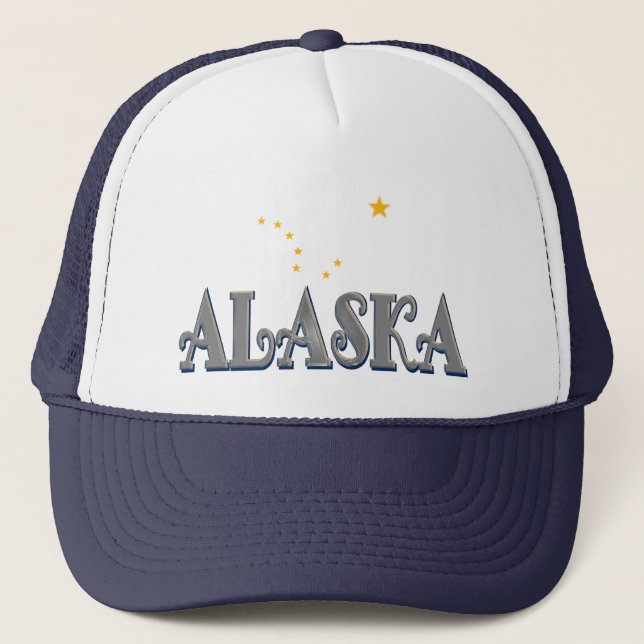 Alaska Baseball Cap Truckerkappe (Vorderseite)