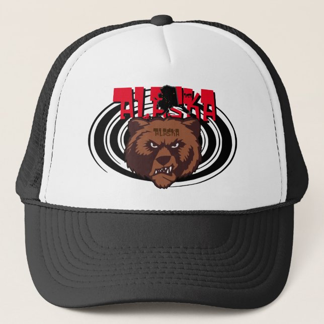 Alaska Bear Cap Truckerkappe (Vorderseite)