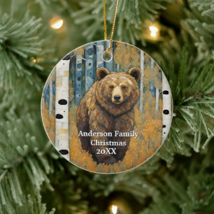 Alaska Bear Keramik Ornament