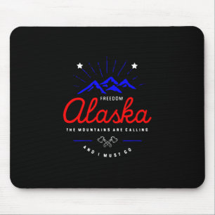 Alaska-Berge rufen mich an, ich muss dunkle Farbe Mousepad