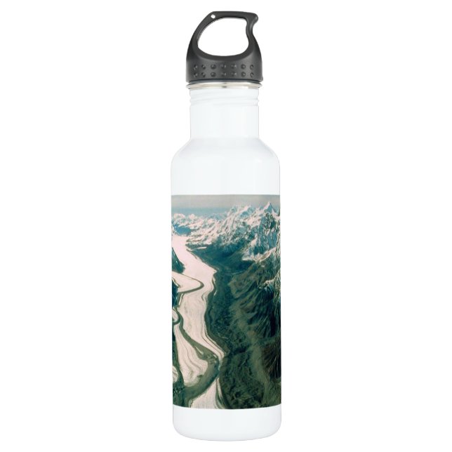 Alaska-Bergkette Edelstahlflasche (Vorderseite)