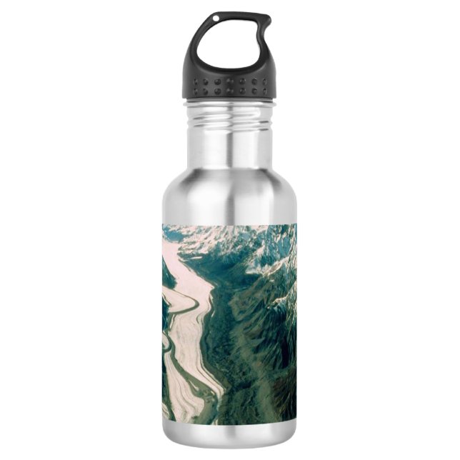Alaska-Bergkette Edelstahlflasche (Vorderseite)