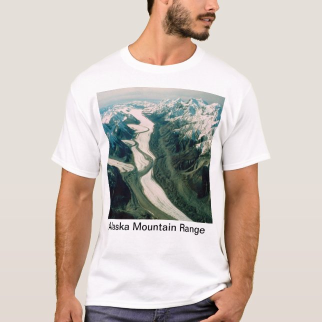 Alaska-Bergkette T-Shirt (Vorderseite)