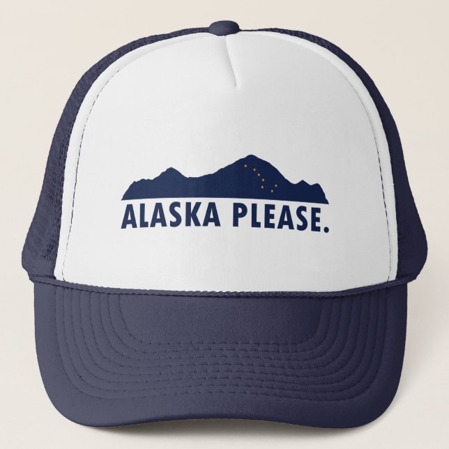Alaska Bitte Truckerkappe (Vorderseite)