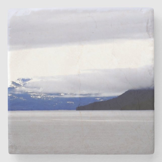 Alaska Blues Steinuntersetzer (Vorderseite)