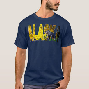 ALASKA Brown Bear on Hunt USA TShirt