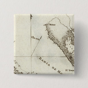 Alaska Buchkarte Button