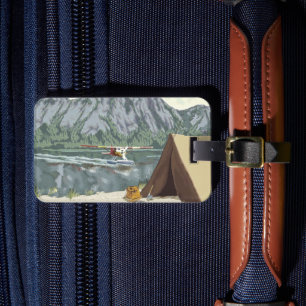 Alaska Buschflugzeug und Angelreisen Gepäckanhänger