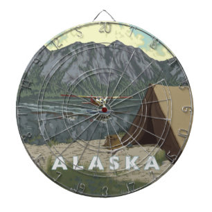 Alaska Bush Flugzeug Souvenirs Dartscheibe