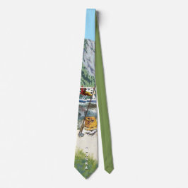 Alaska Bush Flugzeug Souvenirs Krawatte