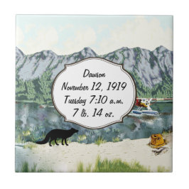 Alaska Bush Flugzeug und Angelreisen Fliese