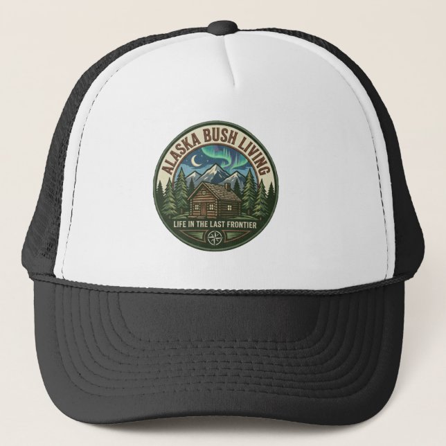 Alaska Bush Living Baseball Cap Truckerkappe (Vorderseite)