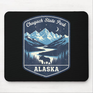 Alaska Chugach State Park Moose Mountain Fluss Mousepad
