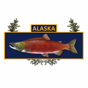 Alaska Combat Fisherman Abzeichen Fotoskulptur Magnet