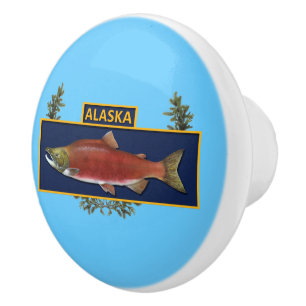 Alaska Combat Fisherman Abzeichen Keramikknauf