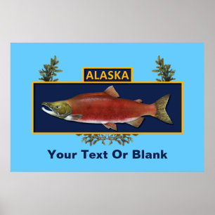Alaska Combat Fisherman Abzeichen Poster
