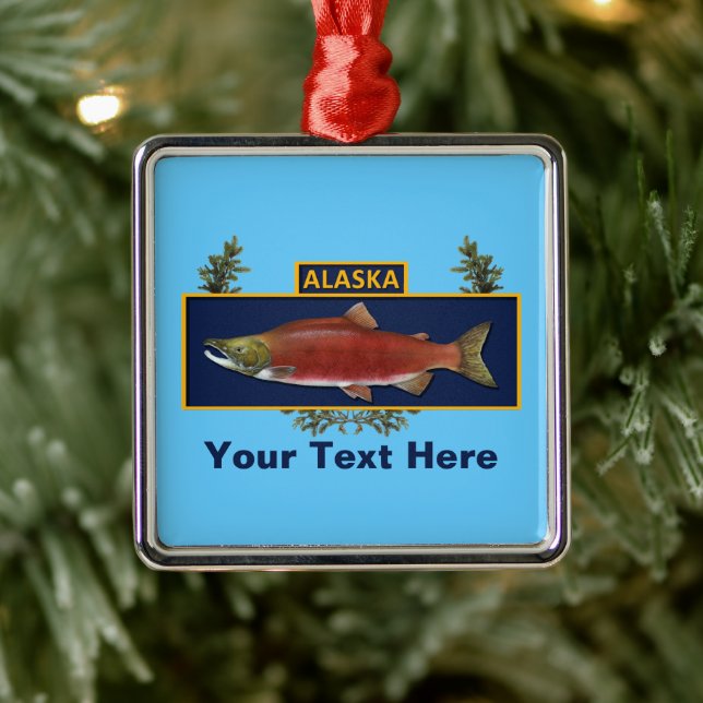Alaska Combat Fisherman Abzeichen Silbernes Ornament (Baum)