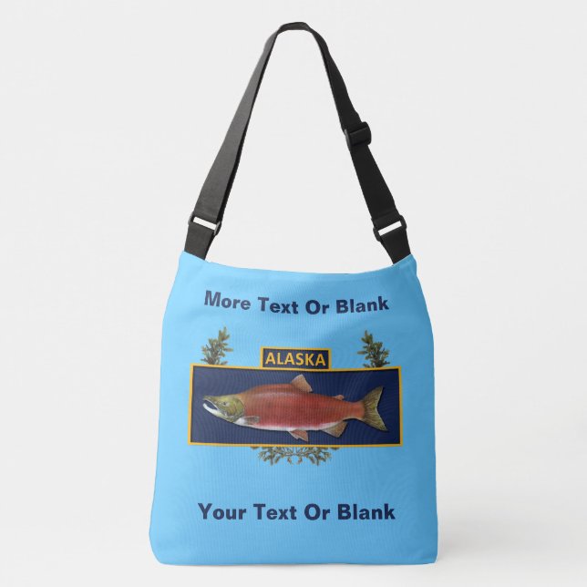 Alaska Combat Fisherman Abzeichen Tragetaschen Mit Langen Trägern (Vorderseite)