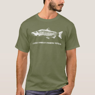 Alaska Combat Fishing Veteran T-Shirt