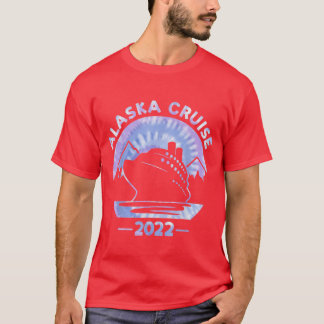 Alaska Cruise 2022 Tie Dye Print Family Alaskan Cr T-Shirt