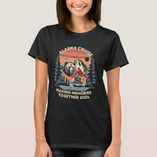 Alaska Cruise 2024 Erinnerungen gemeinsam mit Matc T-Shirt