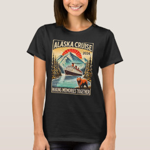 Alaska Cruise 2024 Reise Matching Family Freunde A T-Shirt