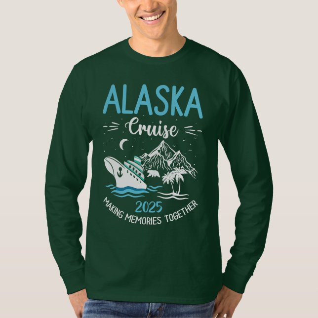 Alaska Cruise 2025 Matching Family T-Shirt (Vorderseite)