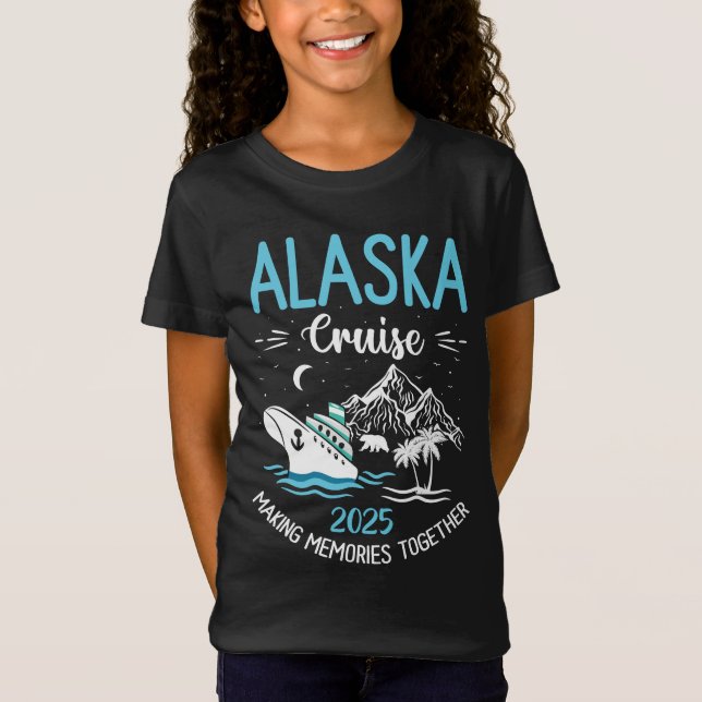 Alaska Cruise 2025 Matching Family T-Shirt (Vorderseite)