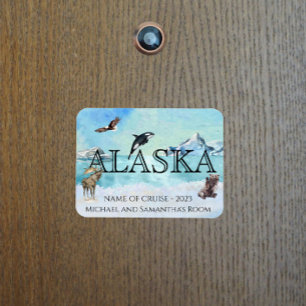 Alaska Cruise Custom Bären Moose Snow Magnet
