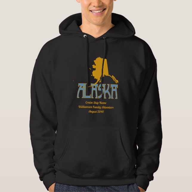 Alaska Cruise Family Wiedersehen Hoodie (Vorderseite)