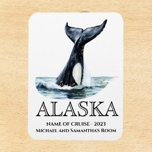 Alaska Cruise Orca Schwanz Magnet