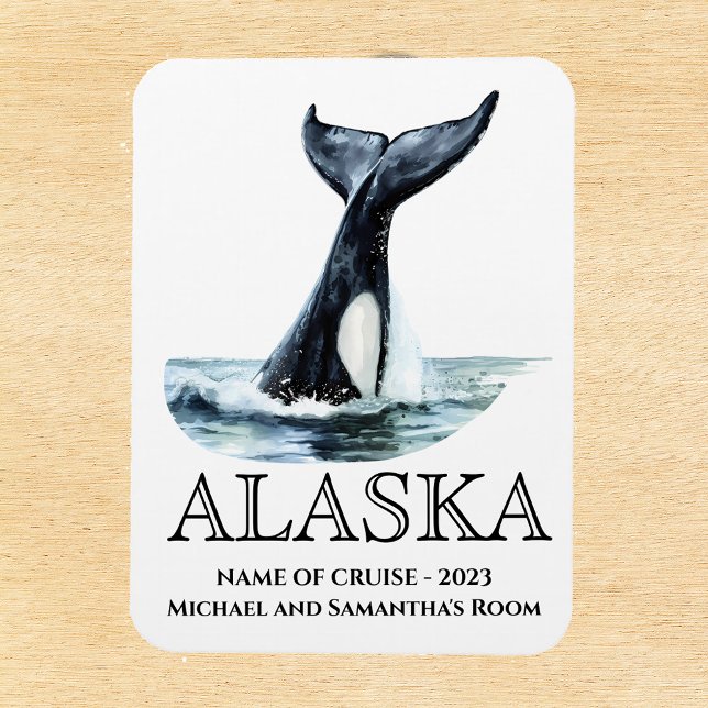 Alaska Cruise Orca Schwanz Magnet (Von Creator hochgeladen)