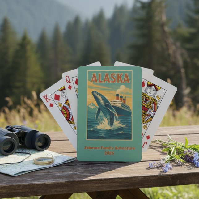 Alaska Cruise Souvenir Spielkarten (Alaska cruise souvenir cards)