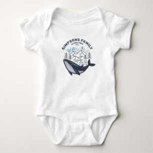 Alaska Cruise Trip Custom Family Matching Group Baby Strampler