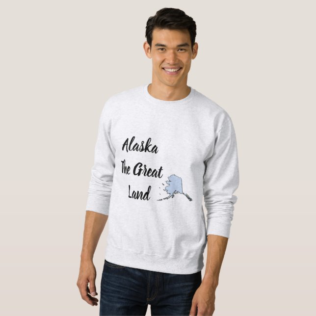 Alaska das große Land Sweatshirt (Vorne ganz)