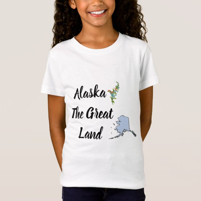Alaska Das große Land T-Shirt (Vorderseite)
