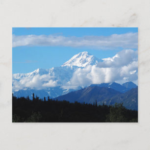 Alaska Denali Mountain Landschaft Foto Postkarte