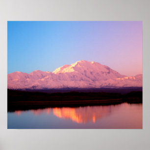Alaska, Denali-Nationalpark, Mt. McKinley bei Poster