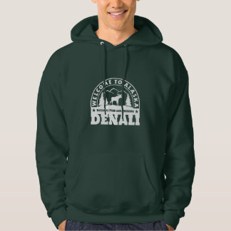 Alaska. Denali Nationalpark und Konserve Hoodie