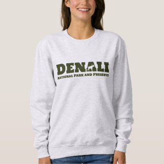Alaska. Denali Nationalpark und Konserve Sweatshirt