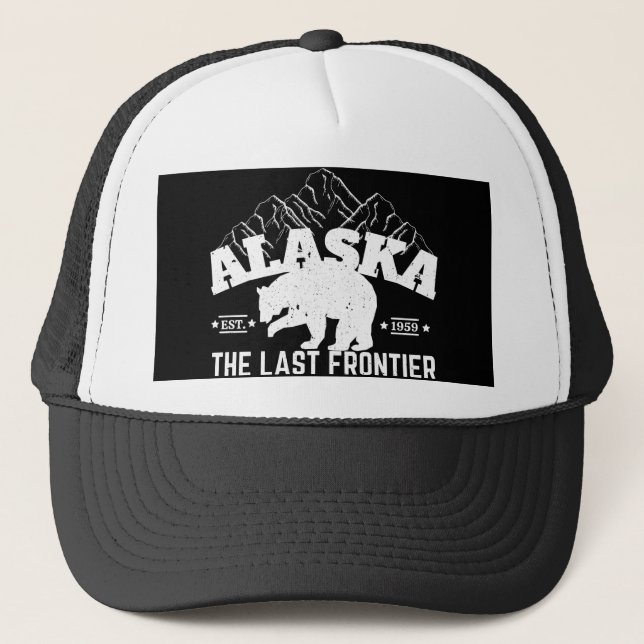 Alaska der letzte Pollenbär an der Grenze Truckerkappe (Vorderseite)